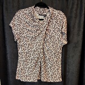 Leopard Print Women's Top